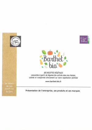 Presentation Barthet Bio