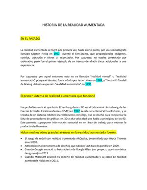 Historia De La Realidad Virtual Y Aumentada 3