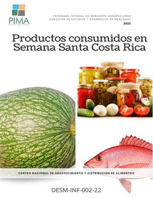 Guía: Productos Consumidos en Semana Santa Costa Rica