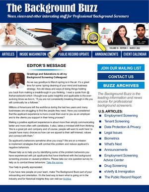 BACKGROUND BUZZ - MARCH 2022