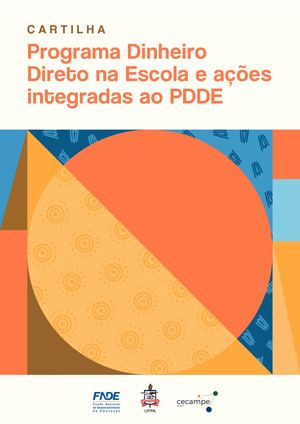 E-book Cartilha Programa Direto na Escola e ações integradas ao PDDE