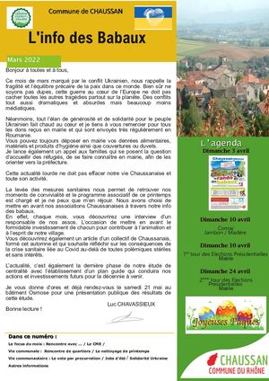 Info Des Babaux Mars 2022