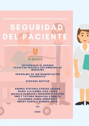 Seguridad Del Paciente 20221