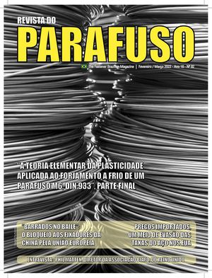 Revista do Parafuso (The Fastener Brazilian Magazine), issue RP92, March 2022
