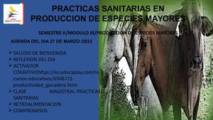 Sesion 3 MODULO DE ESPECIES MAYORES