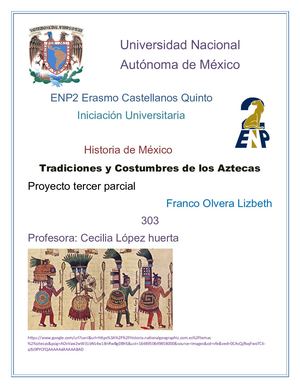 Revista Tradiciones Y Costumbres De Los Aztecas