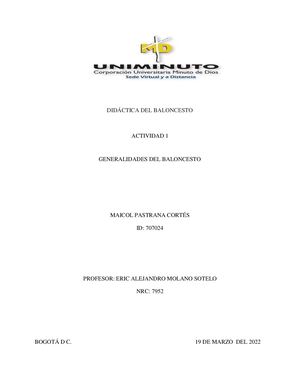 Actividad 1 Generalidades Del Baloncesto
