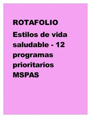 Rotafolio Programas Prioritarias Mspas 12
