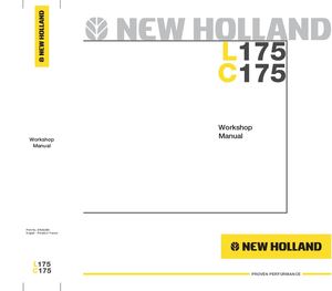 New Holland C175 Compact Track Loader Service Repair Manual Instant Download