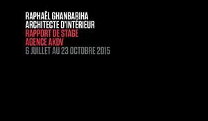 Rapport De Stage Raphaël Ghanbariha _ AKDV : Architecture D'intérieur