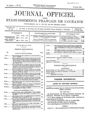 Loi d'Amnistie du 29 04 1921