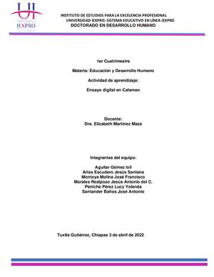 El Desarrollo Humano Y La Globalización