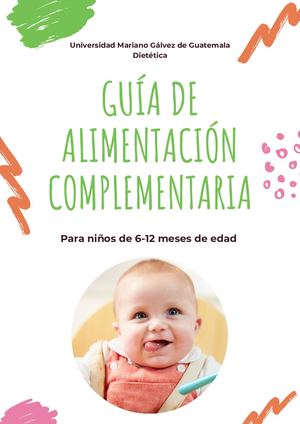 Manual Alimentación Complementaria