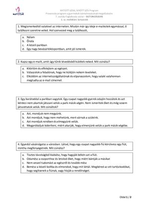 Á7 Biztonság 1 Szituációk 20190524