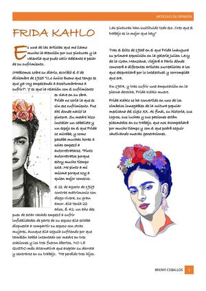 Frida Kahlo articulo