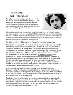 Maria Cano