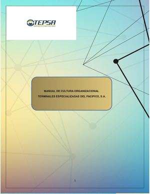 Manual De Cultura Orgnizacional