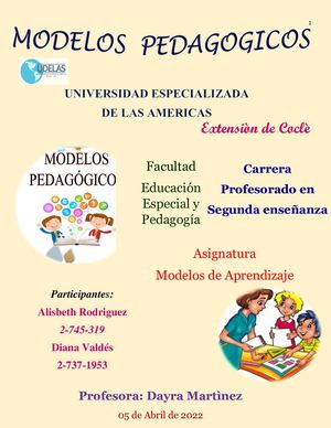 Modelos Pedagogicos Revista
