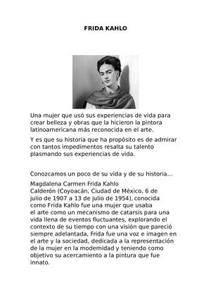 Articulo Frida Kahlo
