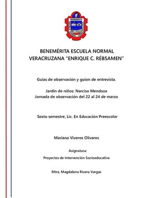 Guías Y Guiones de observación