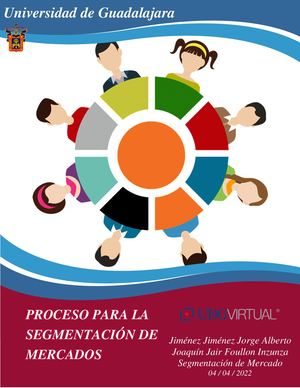 Proceso para la segmentación de mercados