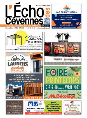 L'echo Des Cevennes 286 Avril 2022