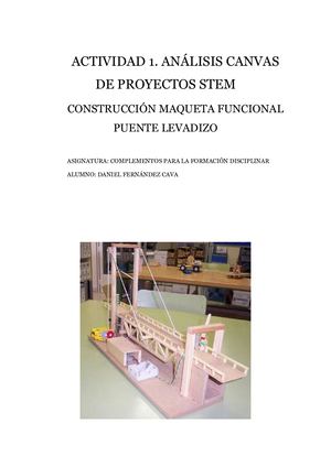 Actividad 1. ANALISIS CANVAS PROYECTO STEM