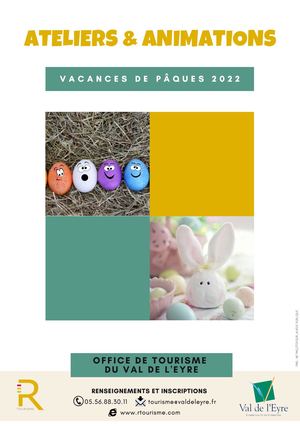Programme des animations des vacances de Pâques2