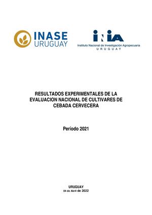 Publicacion Cebada Cervecera 2022 Periodo 2021