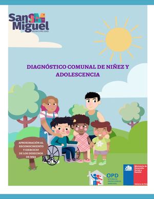 Diagnostico Local De Niñez Y Adolescencia De San Miguel