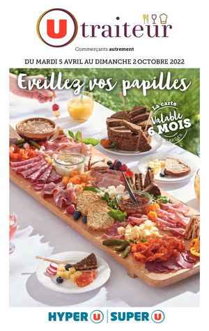 Traiteur Permanent Eté du Mardi 5 Avril au Dimanche 2 Octobre 2022