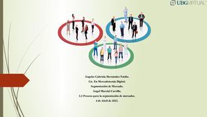 2.2 Proceso para la segmentación de mercados