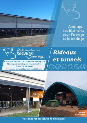 Aménagement des bâtiments - Tunnels et rideaux