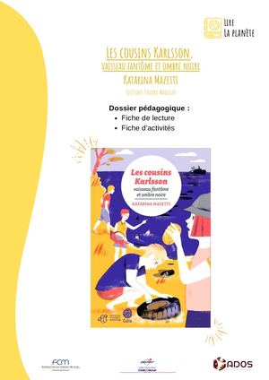 Dossier pédagogique - Les Cousins Karlsson