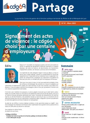 Journal Partage n°41 (Mars 2022)