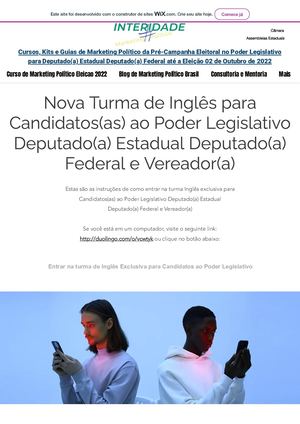 Mkt Pol Br Inglês Para Candidatos Poder Legislativo Marketing Político Brasil