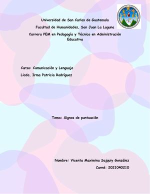 Signos De Puntuación (ÁLbum)