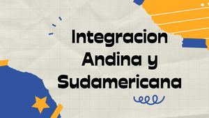 Integracion Andina Y Sudamericana