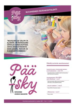 Rovaniemen seurakuntalehti Pääsky 2/2022