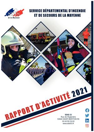 Rapport d'activité 2021 - SDIS 53