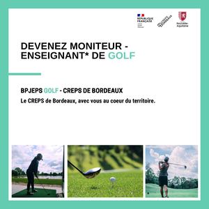 BPJEPS GOLF - CREPS de BORDEAUX 2022