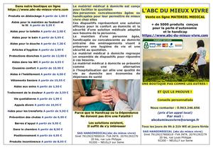 Brochure "Pense-bête"2022 de l'ABC DU MIEUX VIVRE