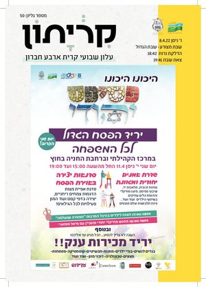 6 4 22 קריתון פרשת מצורע -שבת הגדול