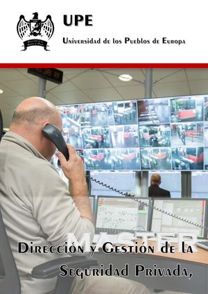 Calaméo - Máster en Dirección y Gestión de la Seguridad Privada, Mst.