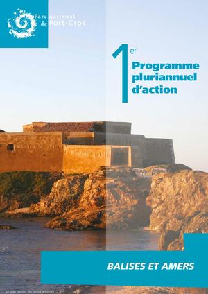1er programme pluriannuel d’action - Amers & Balises
