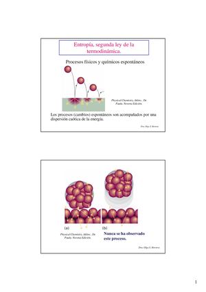 Segunda Y Tercera Ley De La Termodinámica