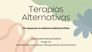 Terapias Alternativas