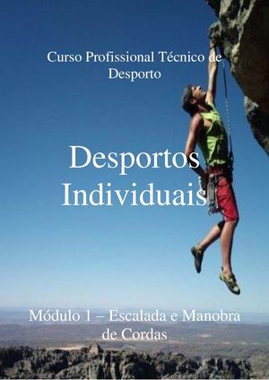 Escalada E Manobra De Cordas