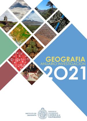 Anuario Investigación Geografía PUCV 2021