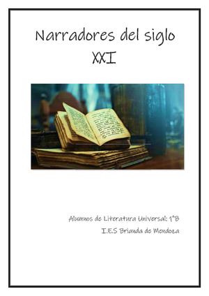 Narradores del siglo XXI